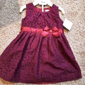 12 month maroon dress